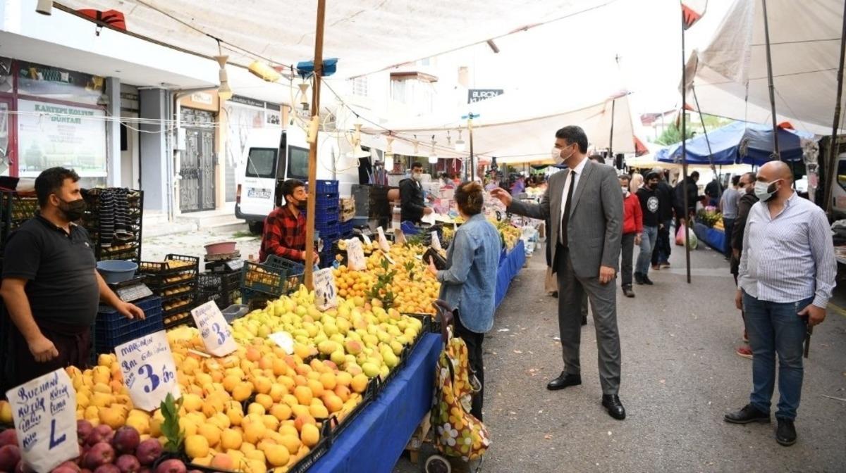 Kartepe&rsquo;de pazar yerlerine yılsonu d&uuml;zenlemesi