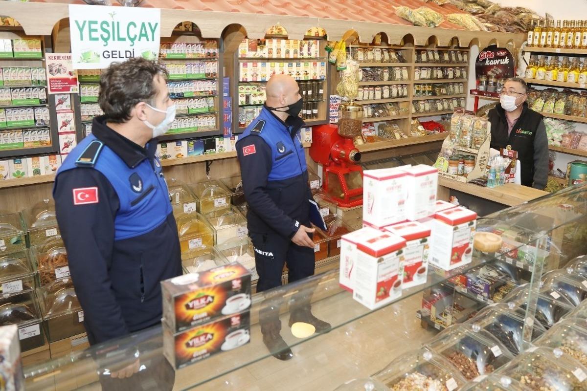 Atakum zabıtasından yeni yıl denetimi