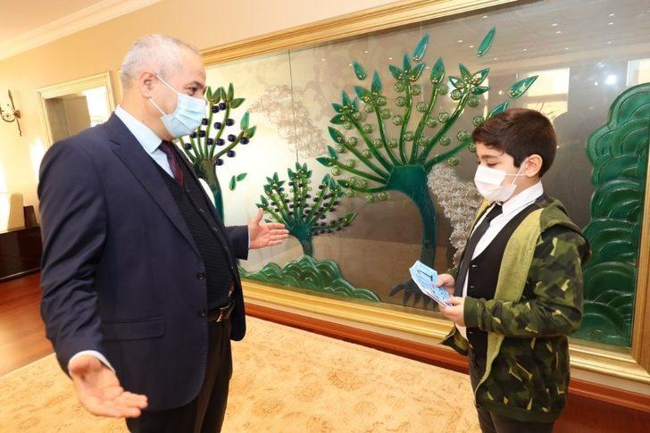 Başkan Büyükgöz, minik Berat Efe’yi ağırladı G2