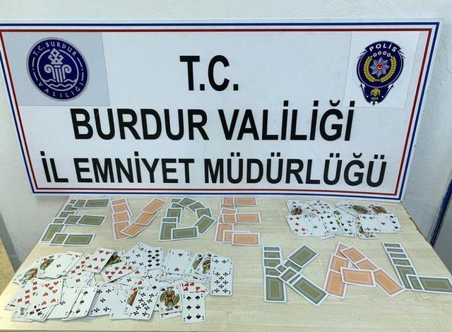 Burdur’da kumar operasyonu