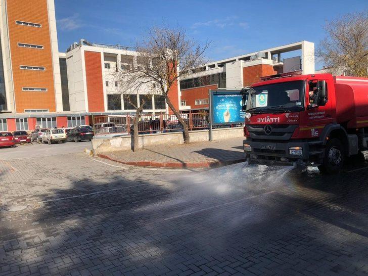 Akhisar’da dezenfeksiyon çalışmaları sürüyor G1