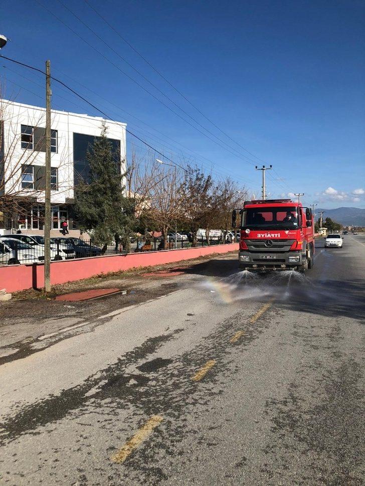 Akhisar’da dezenfeksiyon çalışmaları sürüyor G2