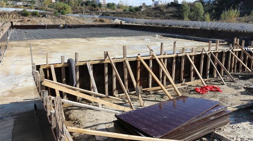 Serik Kültür Merkezi bünyesindeki düğün salonu inşaatı başladı