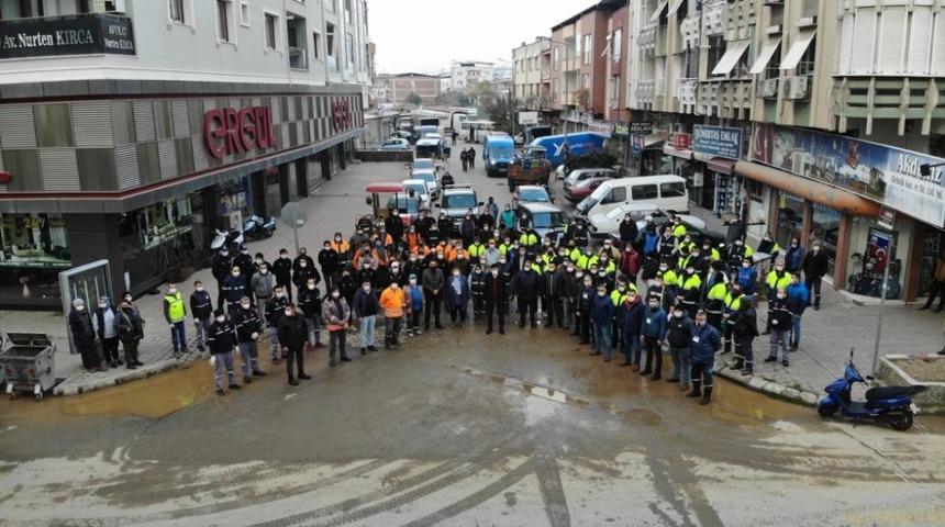Nazilli Belediyesi yeni yılda iş&ccedil;inin y&uuml;z&uuml;n&uuml; g&uuml;ld&uuml;rd&uuml;