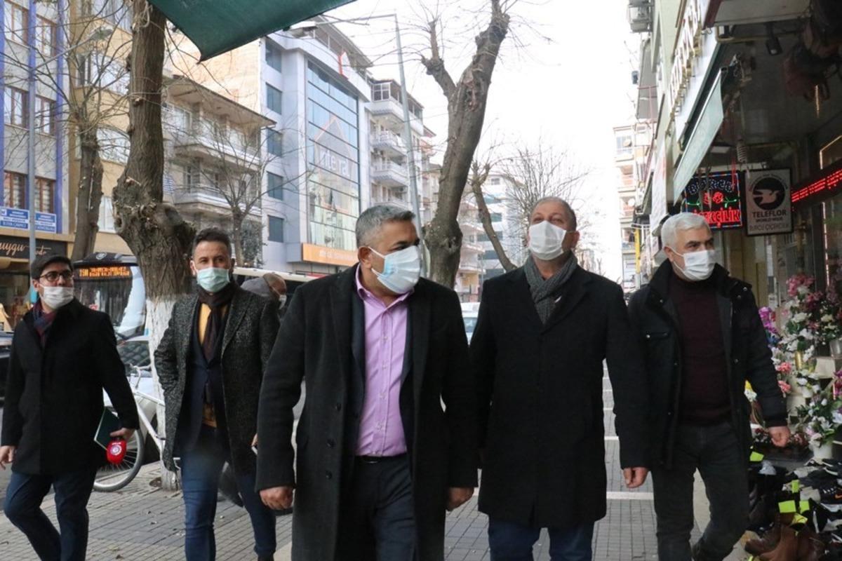 Sadıkoğlu&rsquo;ndan esnaf ziyareti