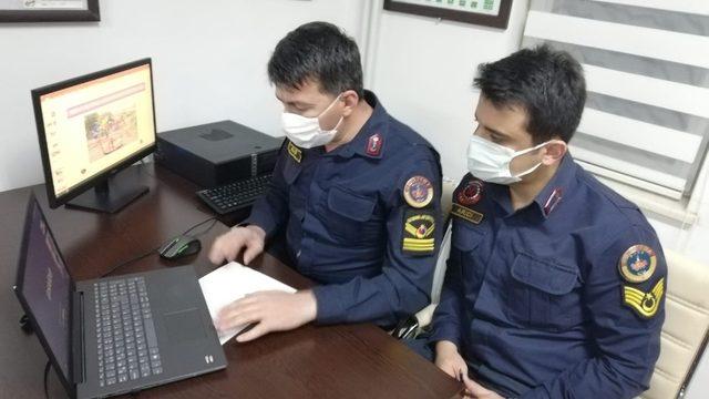 Gercüş’te jandarmadan çocuklara uzaktan eğitimle trafik dersi