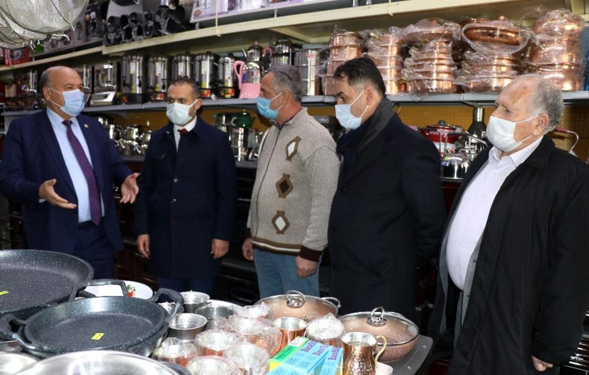 AK Parti Erzincan Milletvekilleri esnaf ziyaretinde bulundu
