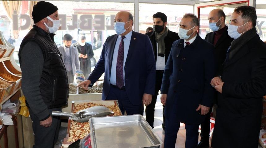 AK Parti Erzincan Milletvekilleri esnaf ziyaretinde bulundu