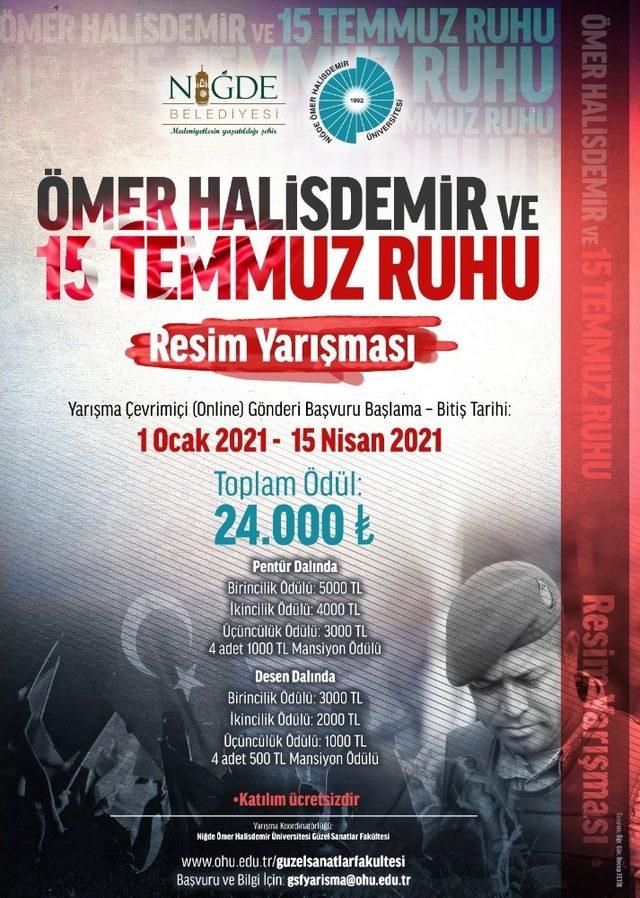 Ömer Halisdemir ve 15 Temmuz Ruhu Resim Yarışması Başvuruları başlıyor