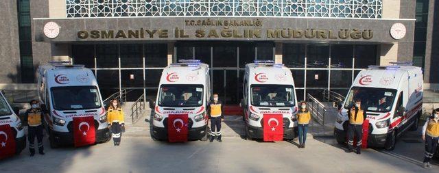 Sağlık Bakanlığı’ndan Osmaniye’ye 6 ambulans