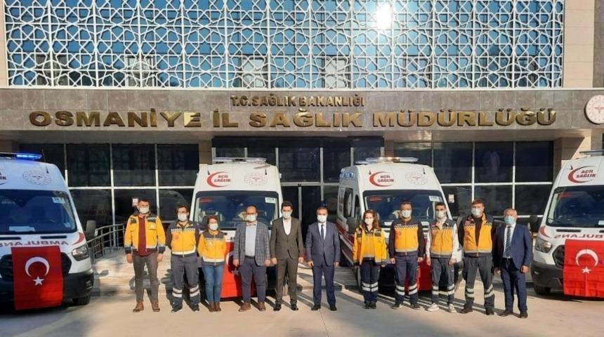 Sağlık Bakanlığı&rsquo;ndan Osmaniye&rsquo;ye 6 ambulans