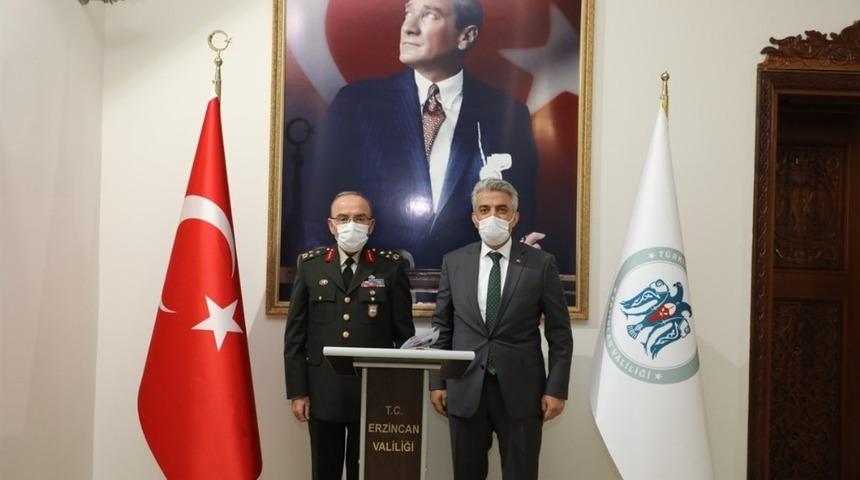 3. Ordu Komutanı &Ouml;ngay, Vali Makas&rsquo;a ziyarette bulundu