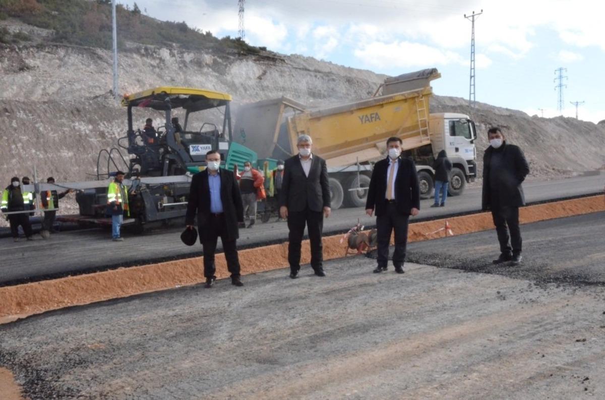 Emet&rsquo;te yol &ccedil;alışmalarında sona gelindi