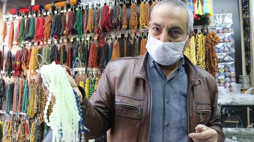 (Özel) Sokağa çıkma kısıtlamasıyla tespihlere ilgi arttı