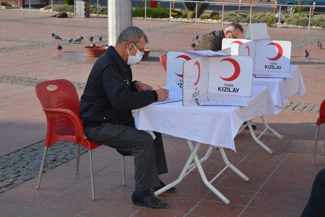 Türk Kızılayı Aliağalılardan destek bekliyor