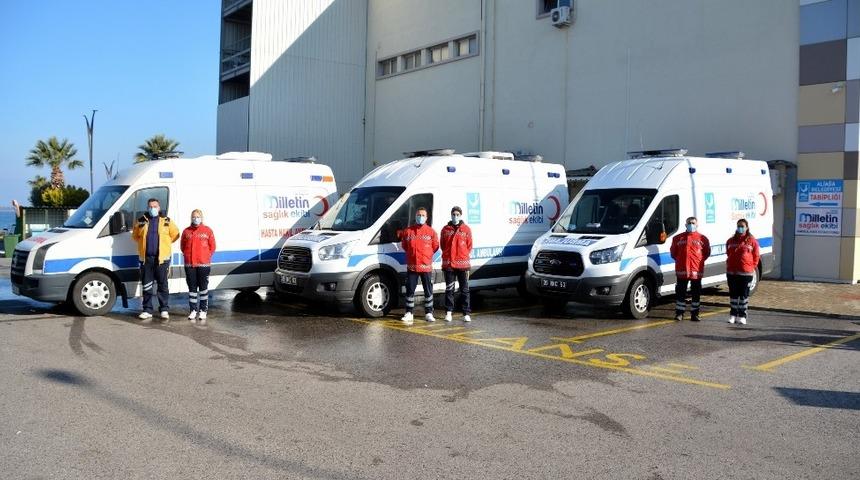 Aliağa Belediyesi sağlık ekipleri, 2020 yılında 920 vatandaşa hizmet verdi