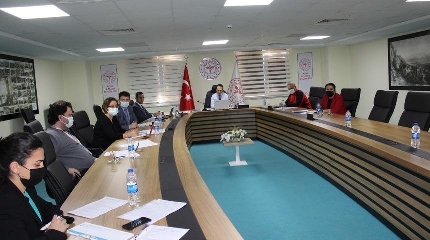 Aydın’da 112 ekipleri değerlendirme toplantısı yapıldı