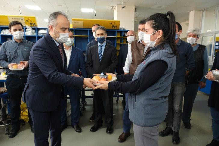 Bursa’da postacılara vitamin desteği G2