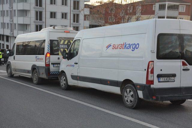 Bilecik’te zincirleme trafik kazası, 1 kişi yaralandı