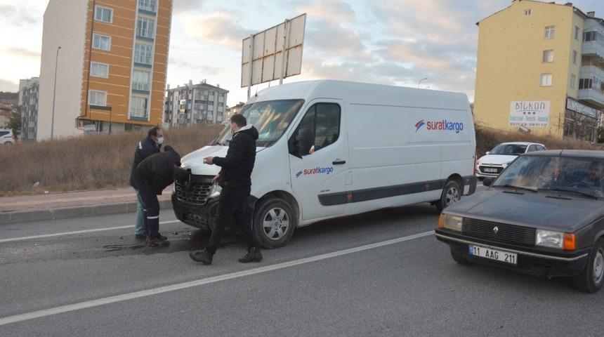 Bilecik&rsquo;te zincirleme trafik kazası, 1 kişi yaralandı
