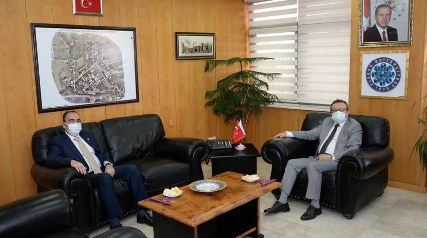 Rekt&ouml;r Beydemir&rsquo;den Bursa Uludağ &Uuml;niversitesi&rsquo;ne ziyaret