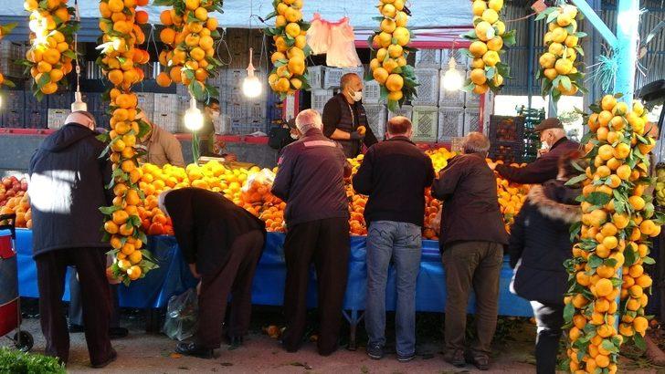 Kısıtlama öncesi Sinoplular pazara akın etti G1