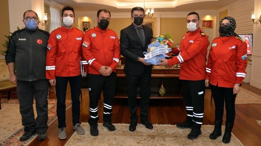 TAMGA Vali Okay Memiş&rsquo;i ziyaret etti