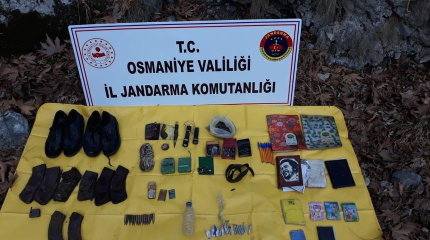 Amanoslar'da PKK'ya darbe: Mühimmat ve patlayıcılar ele geçirildi