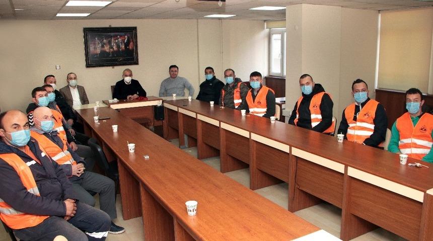 İş&ccedil;ilerden Başkan Bozkurt&rsquo;a teşekk&uuml;r