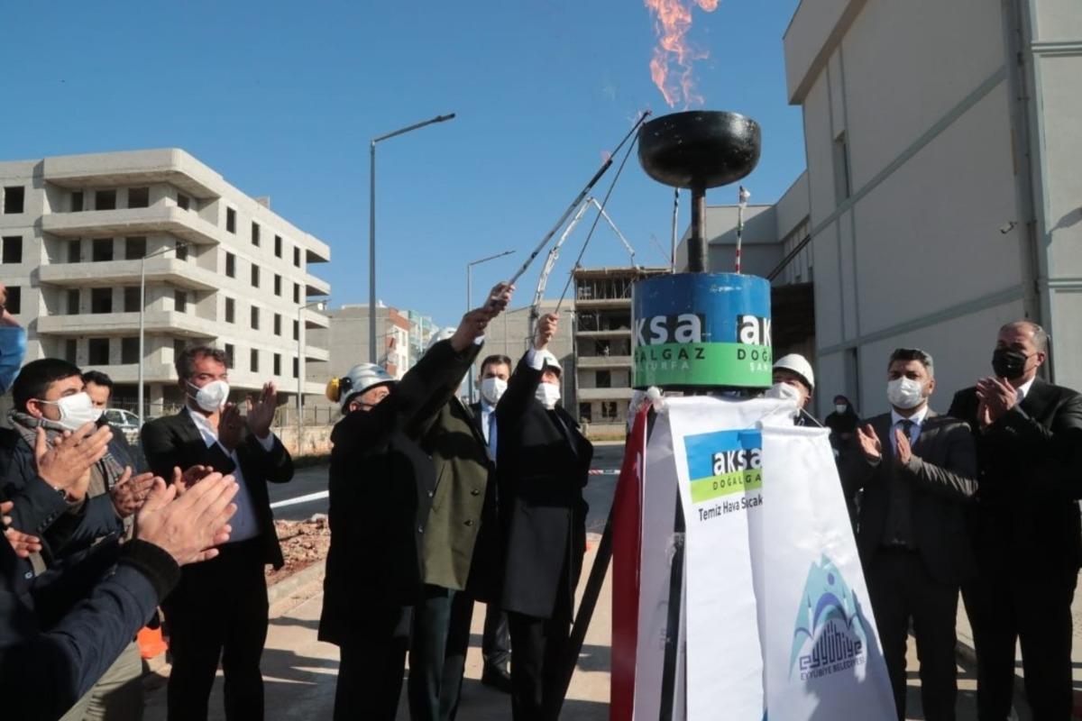 Eyy&uuml;biye doğalgaza kavuştu