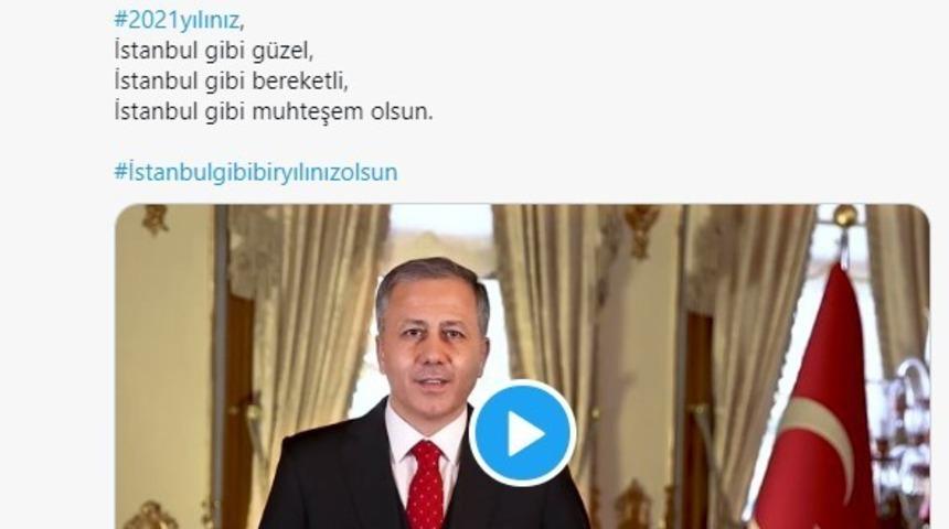 Vali Yerlikaya&rsquo;dan yeni yıl mesajı
