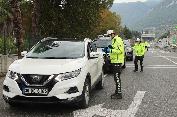 Muğla’da 2020’in son gününde de trafik denetimleri sürdü G5