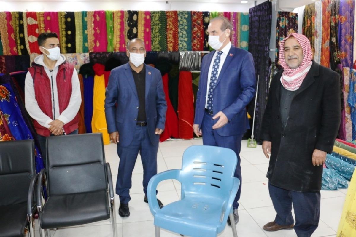 Yal&ccedil;ınkaya esnafla bir araya geldi