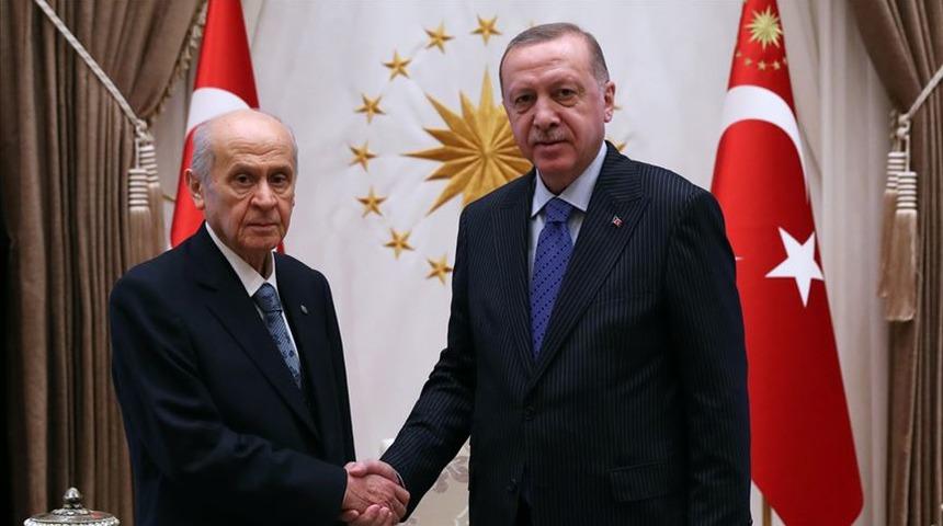 Cumhurbaşkanı Erdoğan ile MHP Genel Başkanı Bahçeli telefonda görüştü