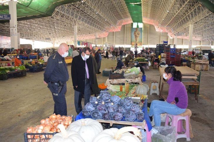 Çan Kaymakamı Gürdal’dan pazar yeri denetimi G1
