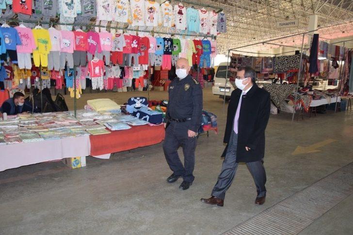 Çan Kaymakamı Gürdal’dan pazar yeri denetimi G2
