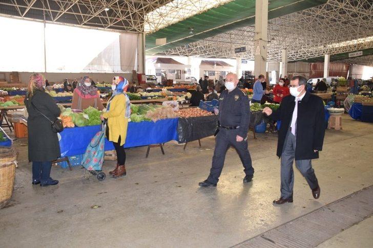 Çan Kaymakamı Gürdal’dan pazar yeri denetimi G3