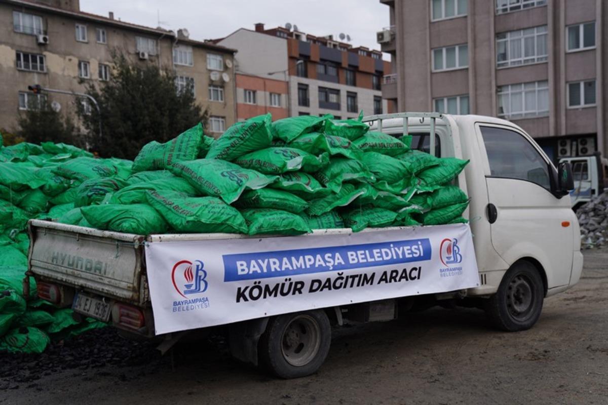 Bayrampaşa Belediyesi&rsquo;nden 250 ton k&ouml;m&uuml;r yardımı
