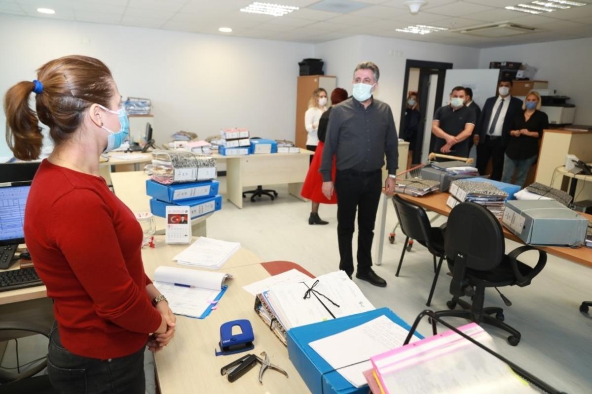 Başkan Sandal, personelin yeni yılını kutladı