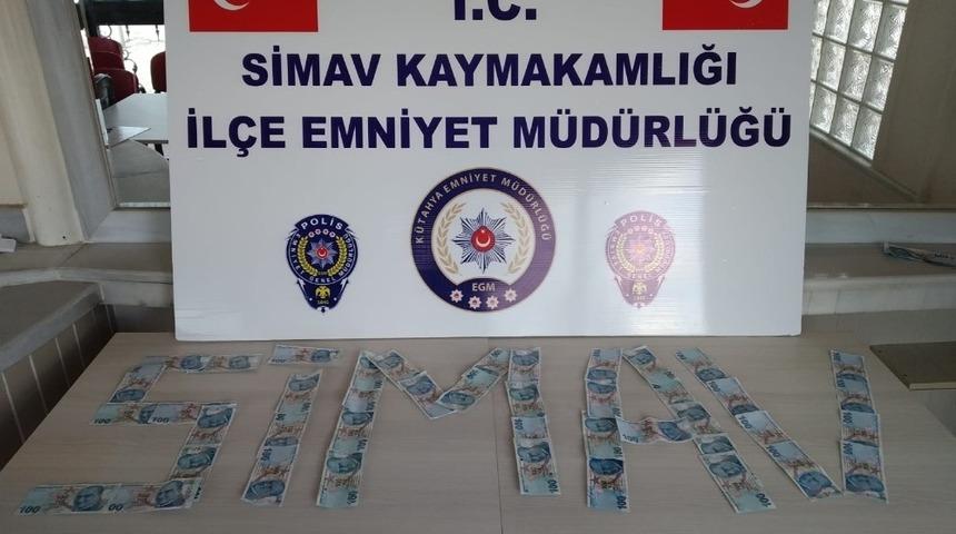 Simav&rsquo;da sahte para operasyonu: 2 g&ouml;zaltı