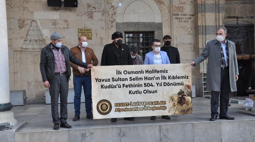 Devlet-i Aliyye Ocakları, Kud&uuml;s&rsquo;&uuml;n fethinin 504. yılını kutladı