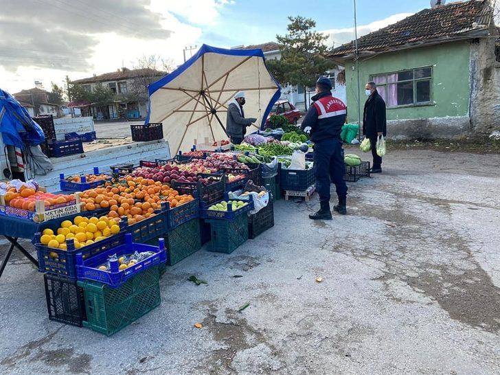 Çavdarhisar’da Jandarma ve polisten Korona virüs denetimi G2