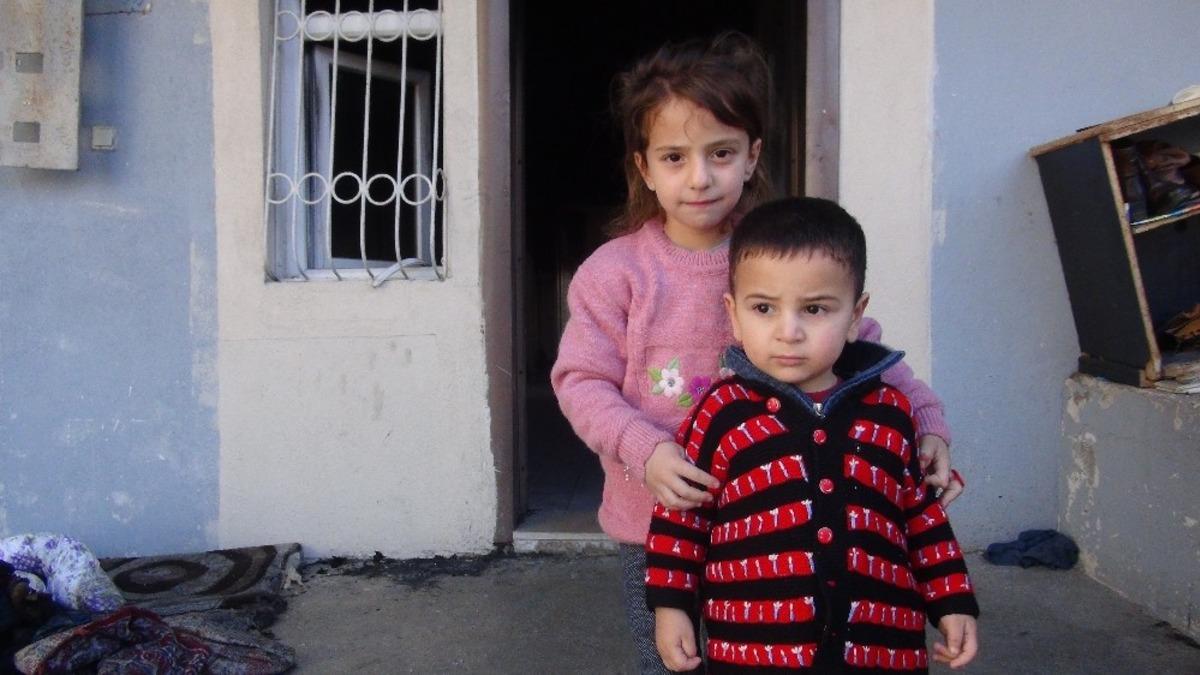 Evi yanan aile yardım bekliyor
