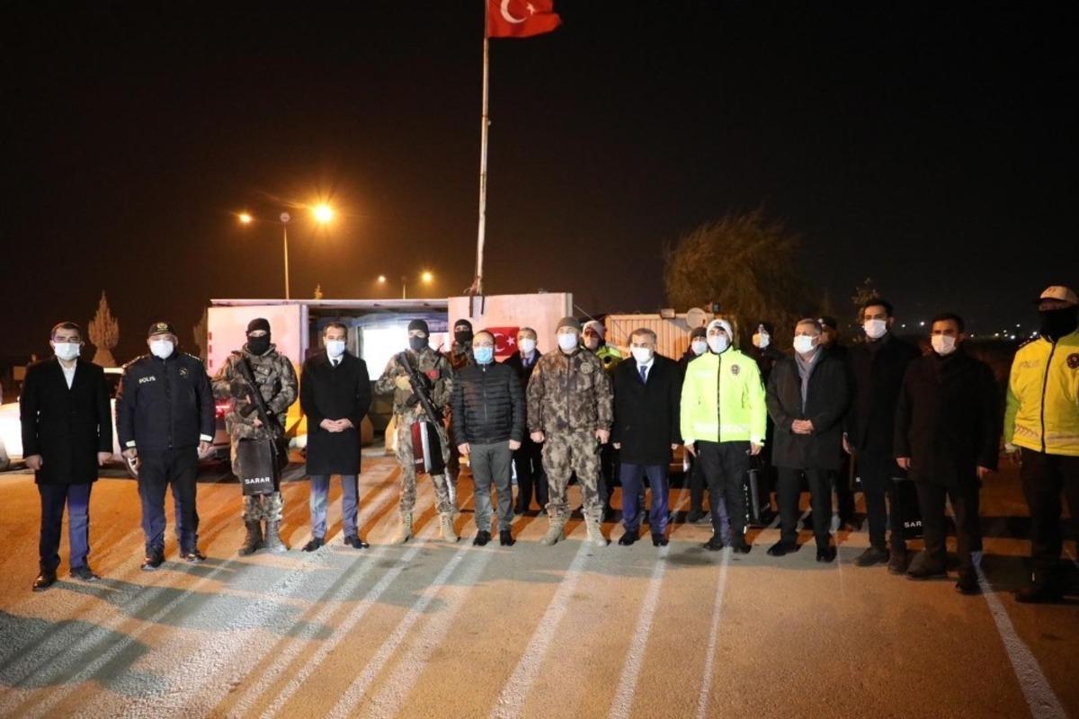 Elazığ protokol&uuml; yeni yıla g&uuml;venlik g&uuml;&ccedil;leriyle girdi