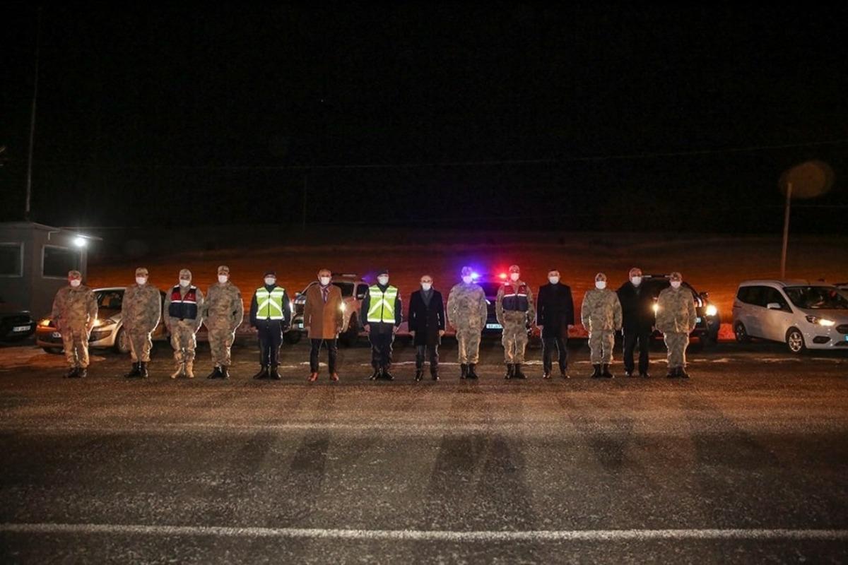 Vali Epcim yeni yıla g&uuml;venlik g&uuml;&ccedil;leri ile girdi