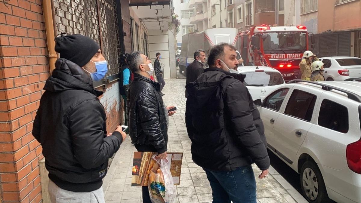 Şişli&rsquo;de yangın paniği