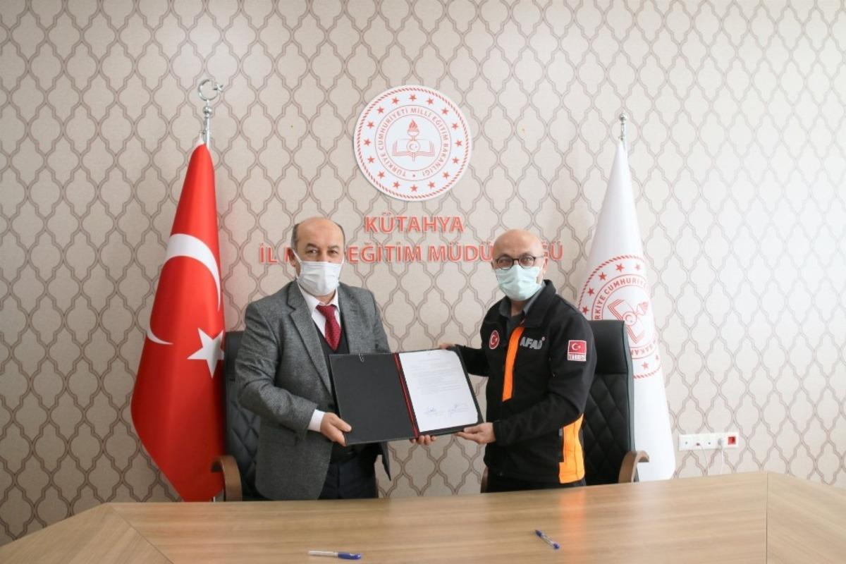 K&uuml;tahya MEM ile AFAD arasında karşılıklı işbirliği protokol&uuml;