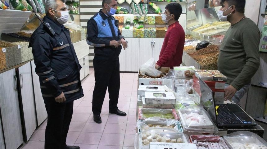 Şanlıurfa&rsquo;da kısıtlamadan muaf tutulan iş yerlerinde denetim