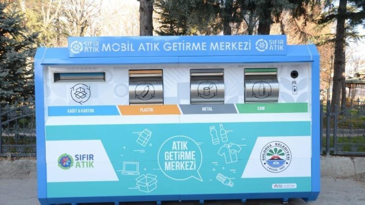 Suluova&rsquo;da 5 mahalleye "Mobil Atık Getirme Merkezi"
