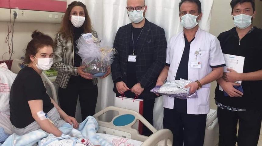 Kütahya’da yeni yılın ilk bebeği